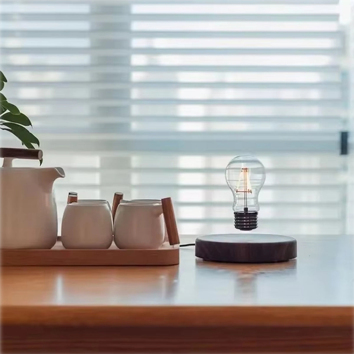 Levitating Bulb Lamp