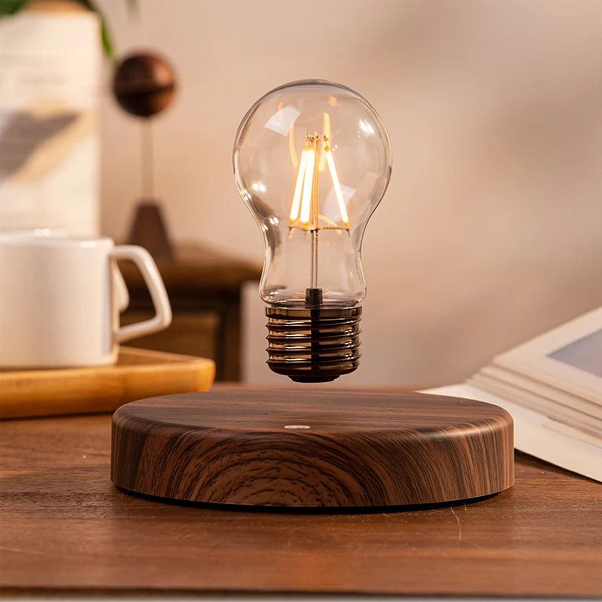 Levitating Bulb Lamp